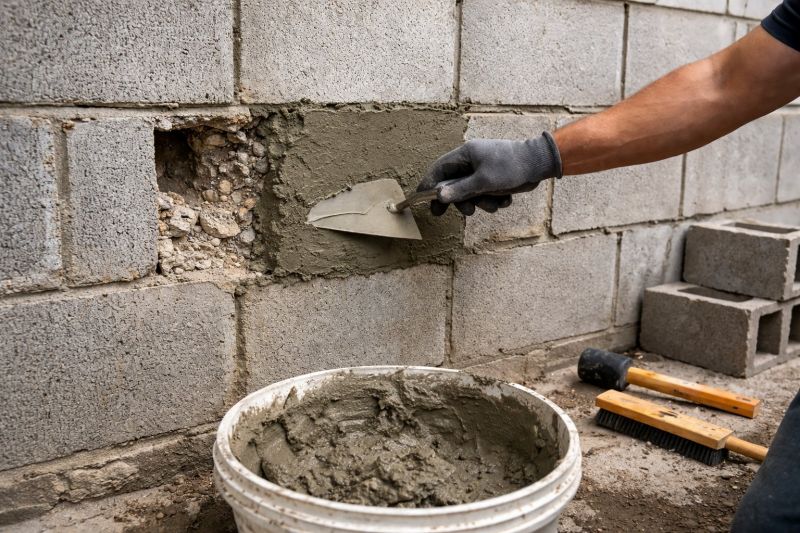 Block Wall Repair in Monticello, GA