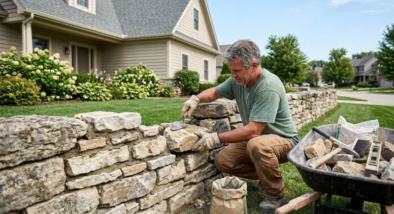 Brick Fence Repair in Covington, GA