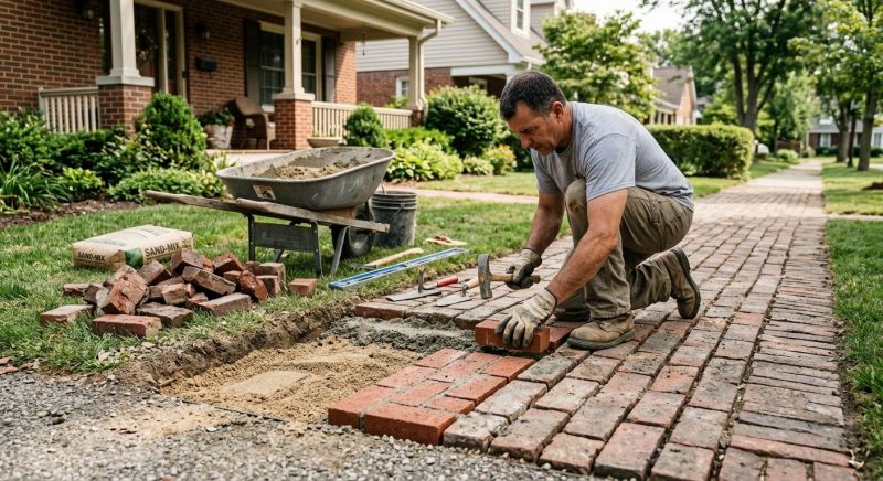 Brick Flatwork Repair in Conyers, GA