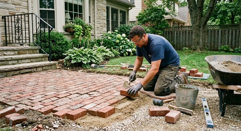 Brick Flatwork Repair in Monroe, GA