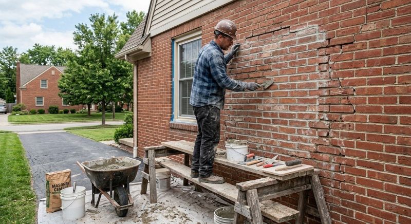 Brick Flatwork Repair in Newton County, GA
