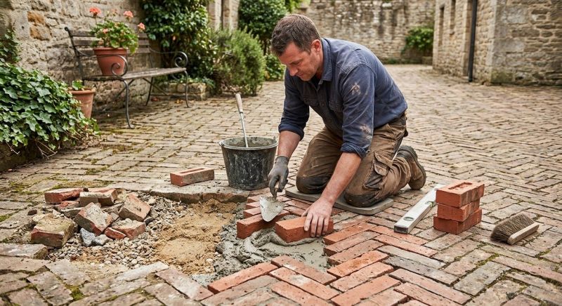 Brick Floor Repair in Covington, GA