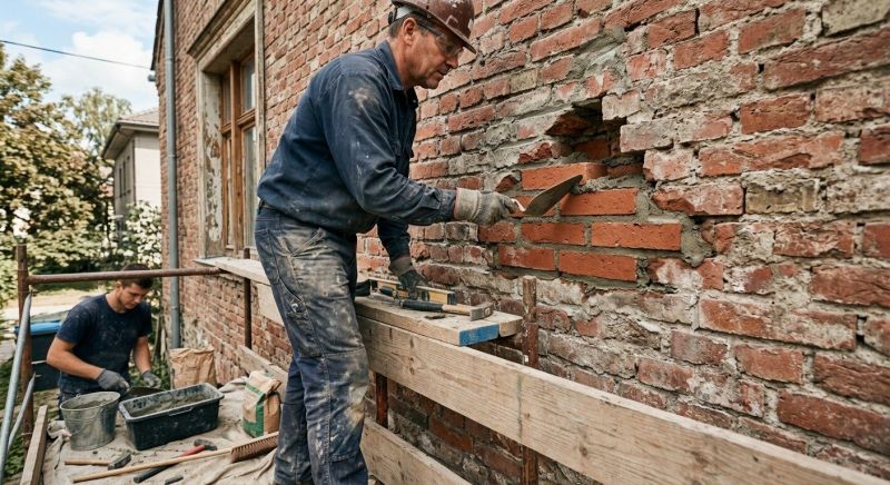 Brick Wall Repair in Bethlehem, GA