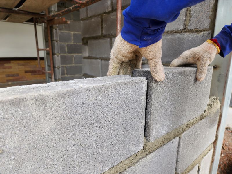 Cinder Block Wall Repair in Henry County, GA