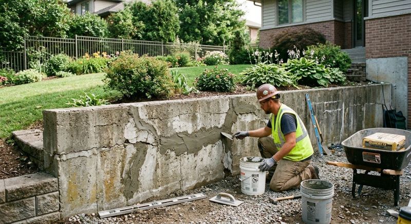 Retaining Wall Repair in Madison, GA