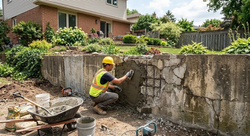 Retaining Wall Repair in Newton County, GA