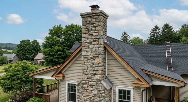 Stone Chimney Installation in Jackson, GA