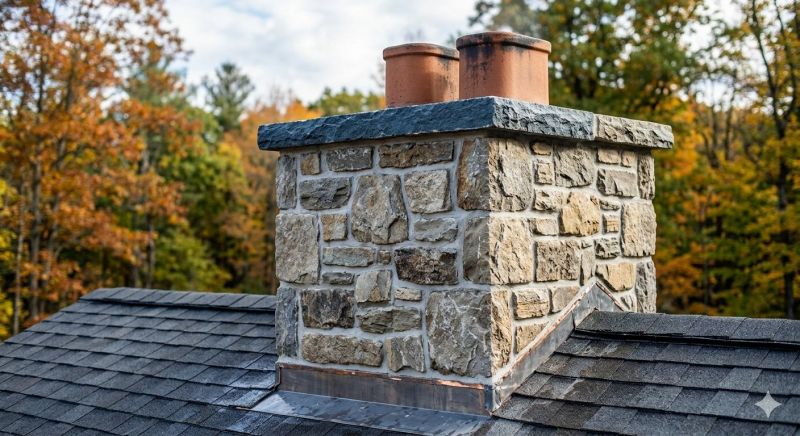 Stone Chimney Installation in Monticello, GA