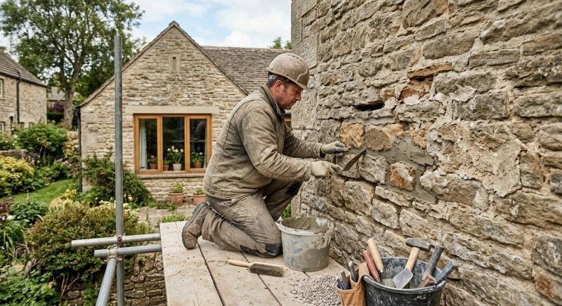 Stone Masonry Repair in Ellenwood, GA