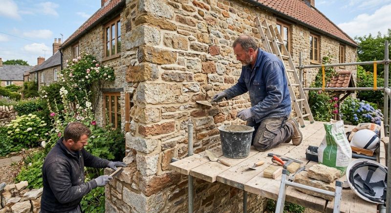 Stone Masonry Repair in Walton County, GA