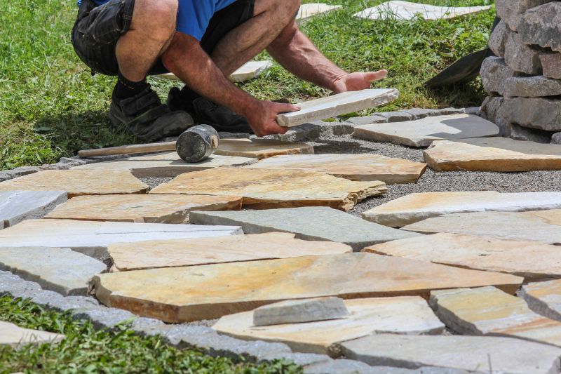 Stone Walkway Repair in Covington, GA