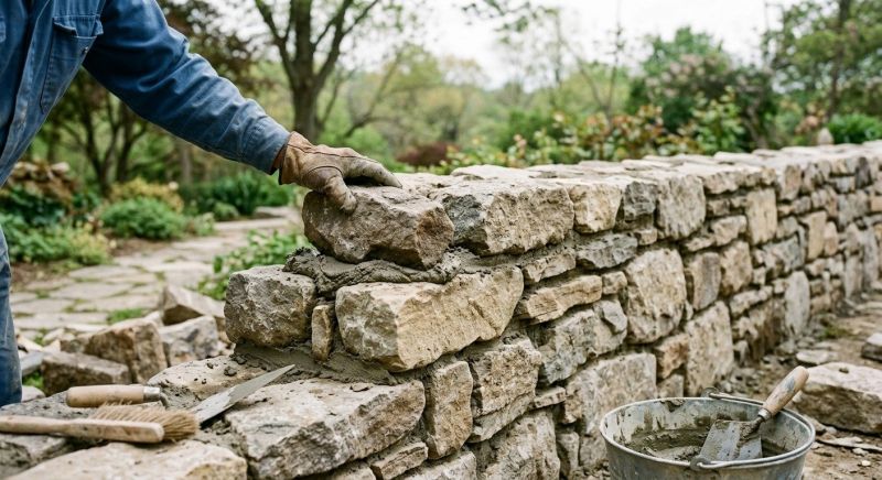 Stonework Installation in Madison, GA
